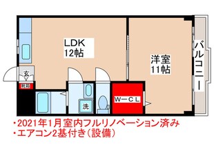 カトウハイツ日野坂の物件間取画像